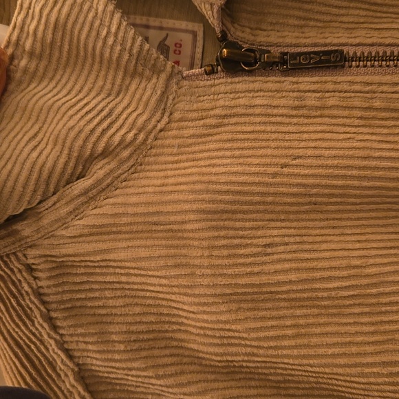 Y2K 90s Mens Levis Zip Up Corduroy Shirt - Picture 7 of 14